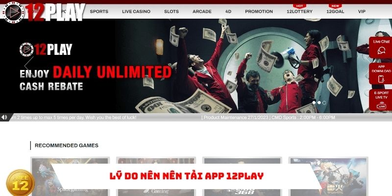 tải app 12Play